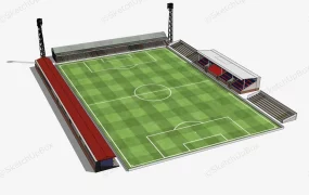 Small Soccer Field Stadium