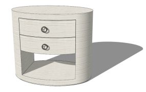 Oval Nightstand