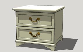 Vintage 2 Drawer Night Stand