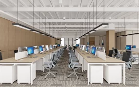 Open Office Space Layout