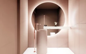 Small Pink Bathroom Ideas