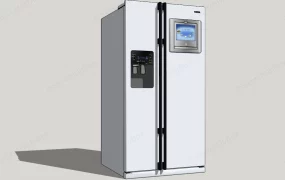 White French Door Refrigerator