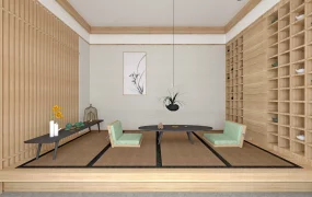 Modern Japanese Tea Room