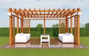 Wooden Garden Pergola