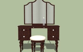 Mirrored Dressing Table