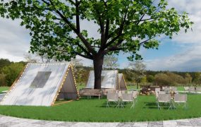 Glamping Site With Tents