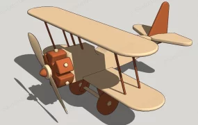 Wooden Airplane Toy