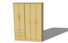 Yellow Wardrobe Design