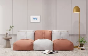Bean Bag Sectional Sofa