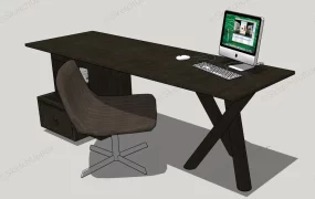 Home Office Desk And Chair Set