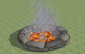 Stone Campfire Ring