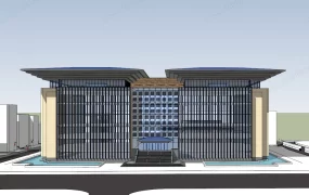 Chinese Library Building Design