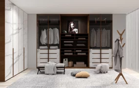 Luxury Custom Walk In Closet / Dressing Room Design