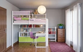 Space Saving Children's Bedroom Layout