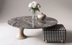 Chic Minimalist Meets Glam Coffee Table Layout