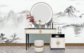 Chinese Style Makeup Vanity Table