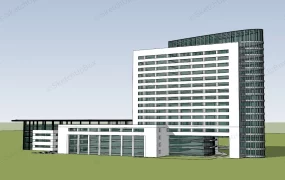 Modern Hospital Architecture Concept