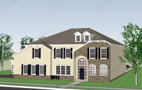 Country Colonial House