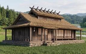Traditional Japanese Farmhouse