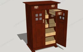 Antique Tall Dresser