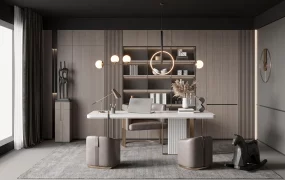 Modern Executive Home Office Design