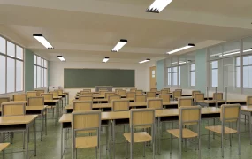 Old High School Classroom
