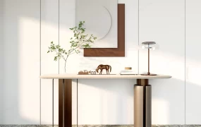 Modern Foyer Console Idea