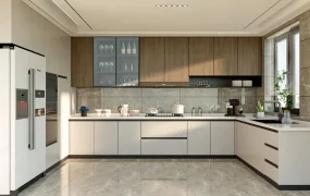 Modern U Shaped Kitchen Design