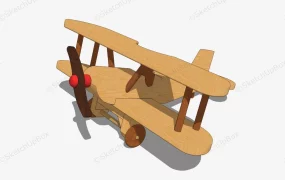 Wooden Toy Biplane