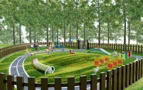 Outdoor Dog Playground