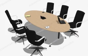 Small Oval Conference Table With Chairs