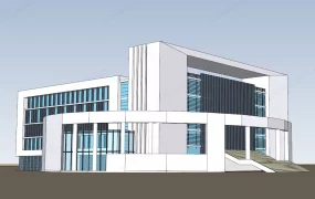 Modern Library Exterior Design