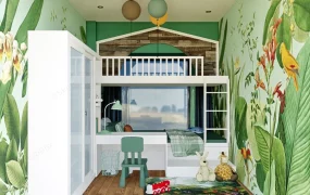 Nature Themed Kids Room