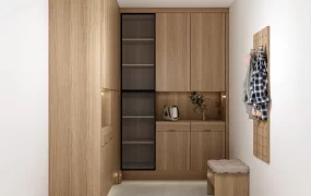 Small Mudroom Space Idea