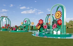 Art Installation Plaza Flower