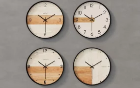 Modern Wood Wall Clocks