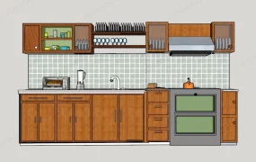 One Wall Galley Kitchen