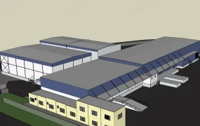 Factory Building Exterior