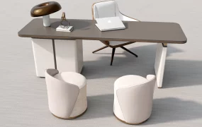 Home Office Desk And Chair Set