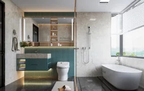 Modern Coastal Bathroom