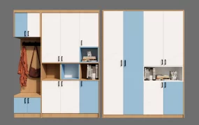 Multi Functional Entryway Storage & Wardrobe