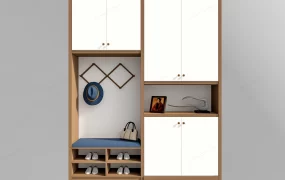 Modern Entryway Mudroom And Wardrobe Unit