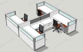Modern Office Partition & Workstation