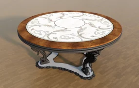 Vintage Round Coffee Table