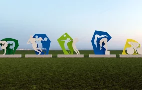 Sports Theme Sculpture