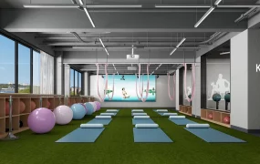 Yoga Room Design Idea