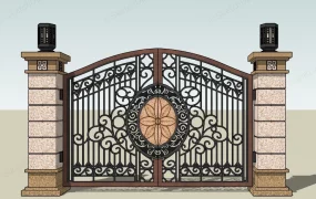 Antique Victorian Style Gate