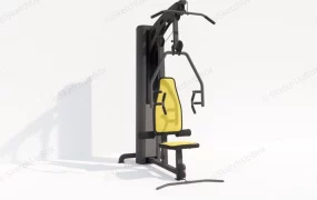 Sitting Chest Press And Lat Pull Down Machine