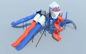 Tall Playground Slide