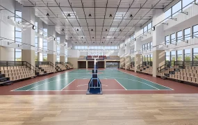Indoor Basketball Arena